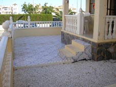 Rental La Florida - Tiled Patio Area